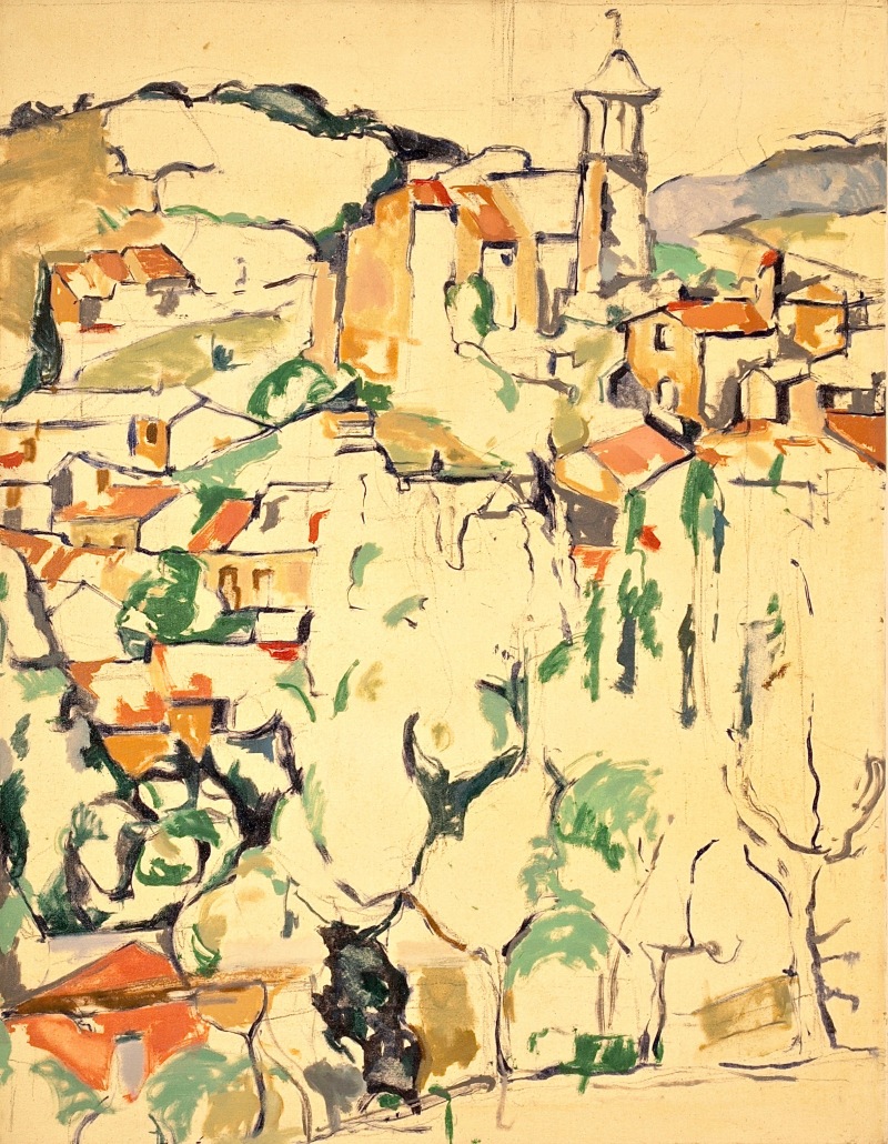 Village of Gardanne (Copy after Cézanne)